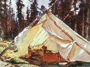 John Singer Sargent A Tent in the Rockies oil on canvas